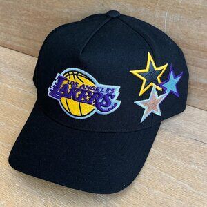 MITCHELL & NESS NBA LOS ANGELES LAKERS STARZ PRO PINCH SNAPBACK HAT NEW
